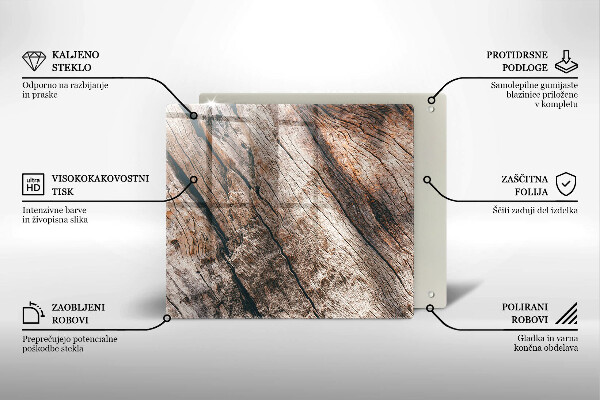 Copri piano cottura Struttura in legno