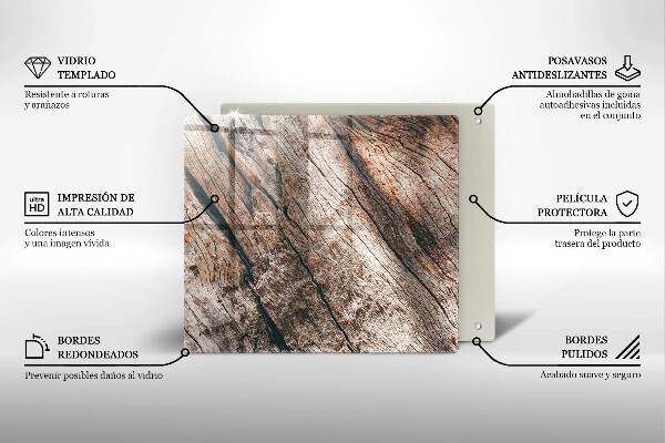 Copri piano cottura Struttura in legno