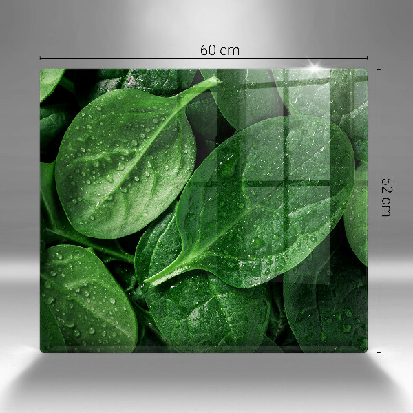 Proteggi piano induzione Foglie di basilico