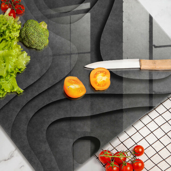 Proteggi piano induzione Forme di pietra 3D