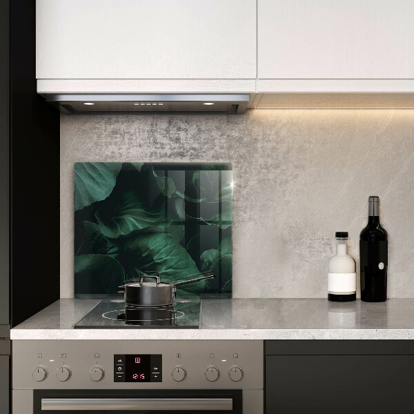 Proteggi piano induzione Foglie selvatiche scure