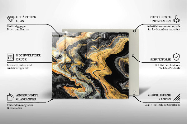 Copertura piano induzione Struttura astratta