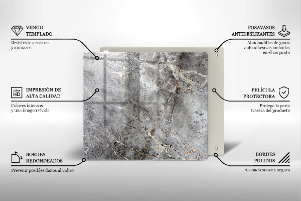 Copertura piano induzione Trama di pietra
