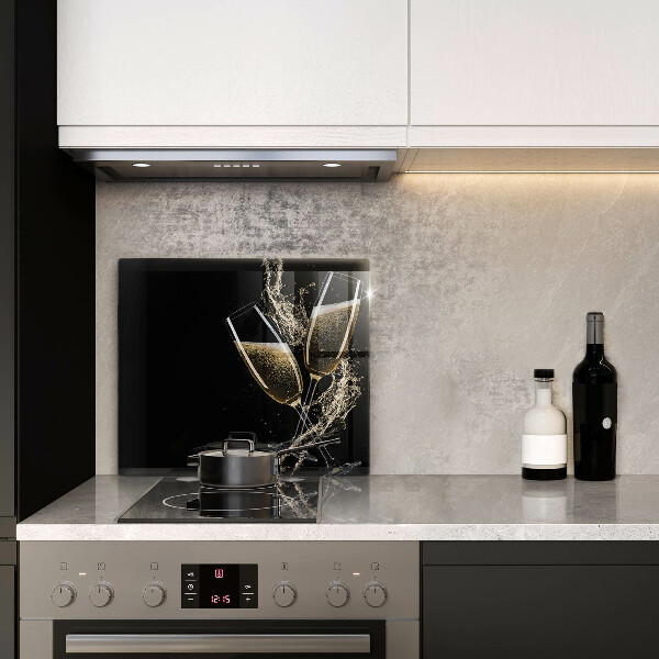 Copertura piano induzione Bicchieri di champagne