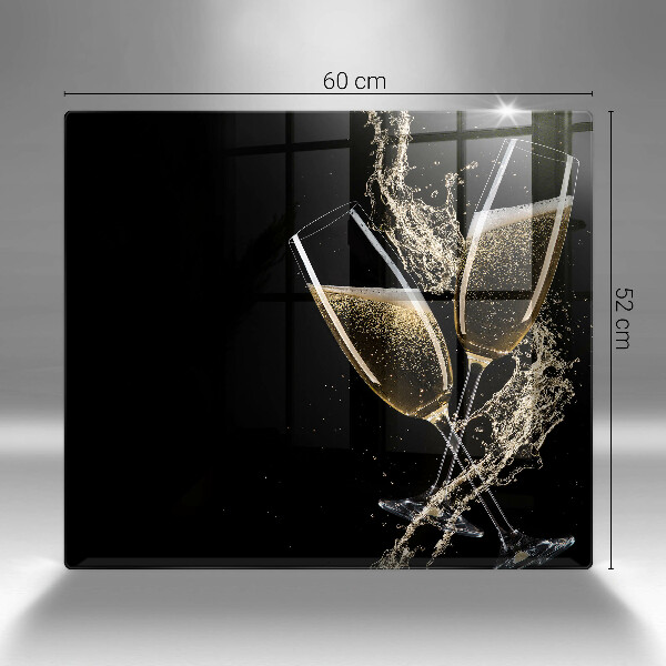 Copertura piano induzione Bicchieri di champagne