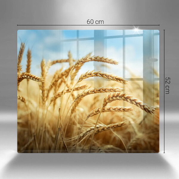 Copri piano cottura Spighe di cereali nel campo