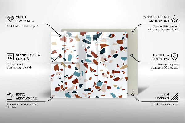 Copertura piano induzione Pietra decorativa