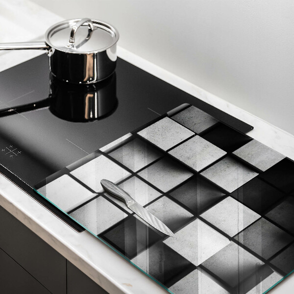 Copertura piano induzione Sfondo di geometria 3D