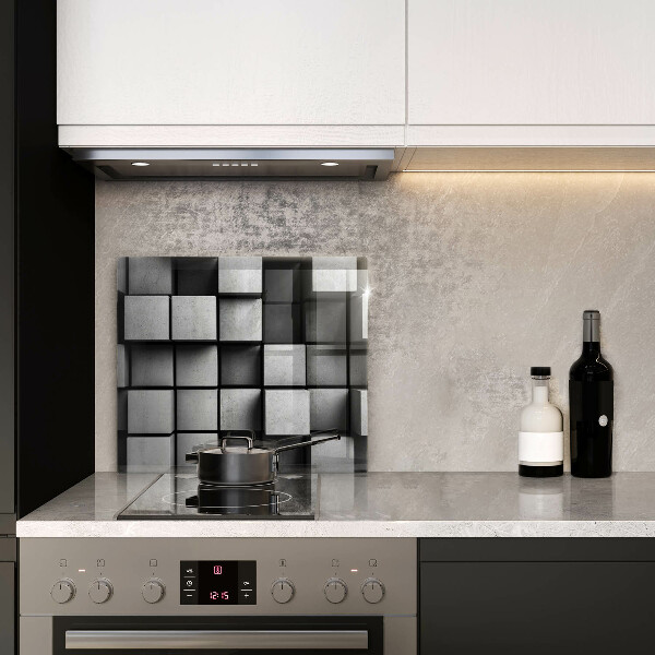 Copertura piano induzione Sfondo di geometria 3D