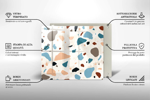 Copertura piano induzione Gres decorativo