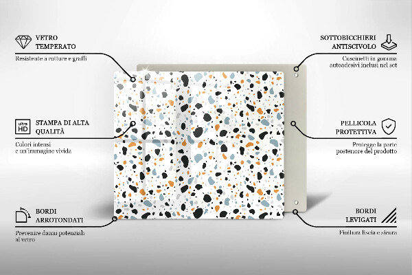 Copertura piano induzione Gres decorativo