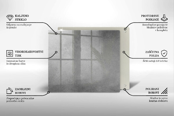 Copri piano cottura Fondo di struttura concreta
