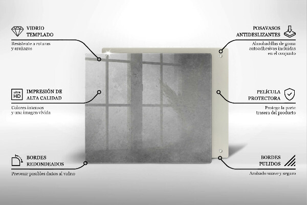Copri piano cottura Fondo di struttura concreta