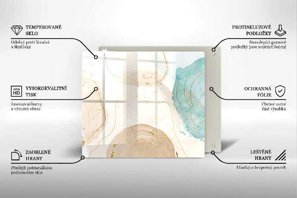 Copri piano cottura Forme boho luminose