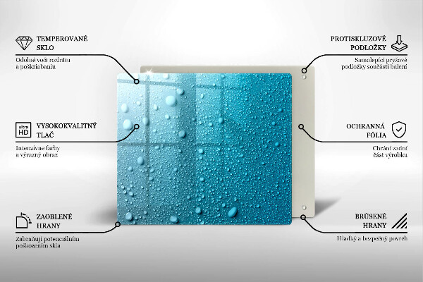 Copri piano cottura Gocce d'acqua