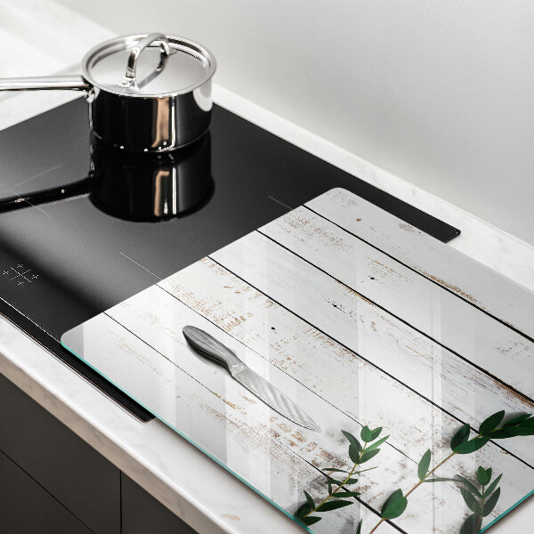 Copertura piano induzione Vecchie tavole e foglie