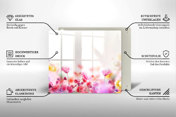 Copertura piano induzione Prato fiorito