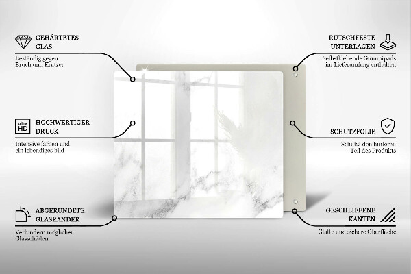 Copertura piano induzione Marmo moderno