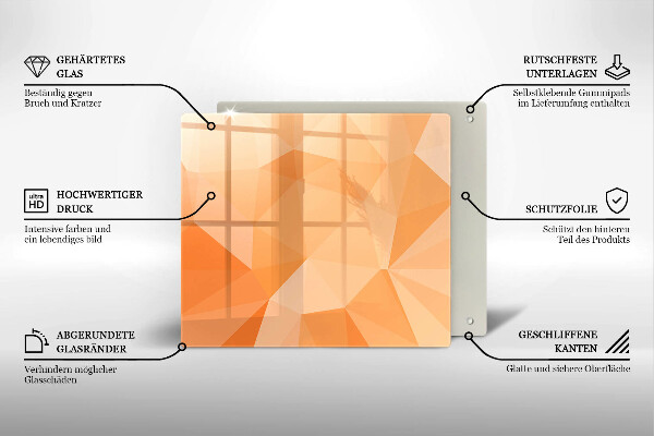 Copri piano cottura Sfondo geometrico