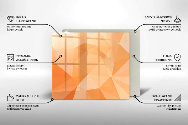 Copri piano cottura Sfondo geometrico