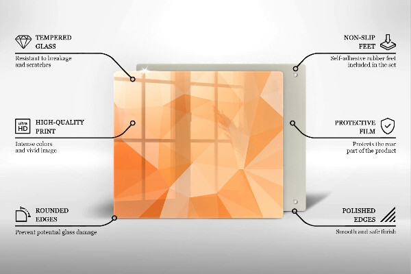 Copri piano cottura Sfondo geometrico
