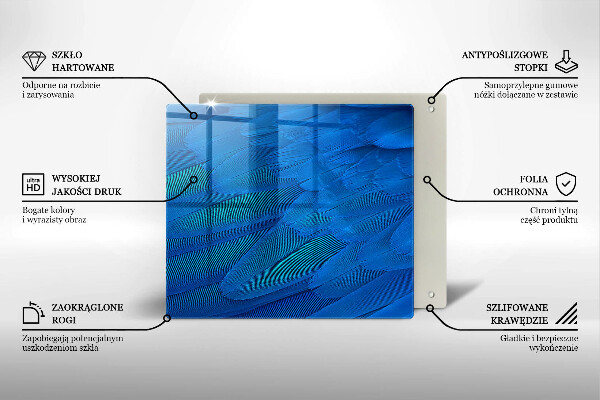 Copri piano cottura Piume di uccelli