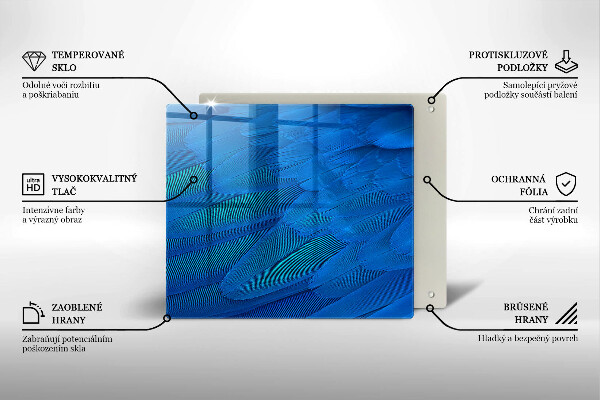 Copri piano cottura Piume di uccelli