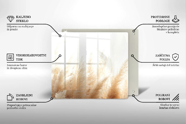 Copri piano cottura Erba della pampa