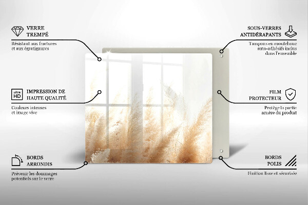 Copri piano cottura Erba della pampa