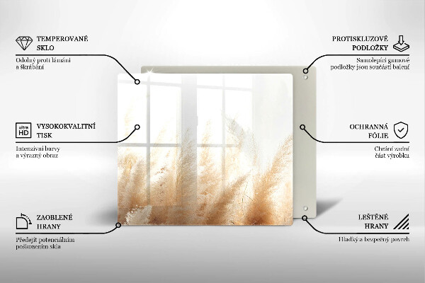 Copri piano cottura Erba della pampa