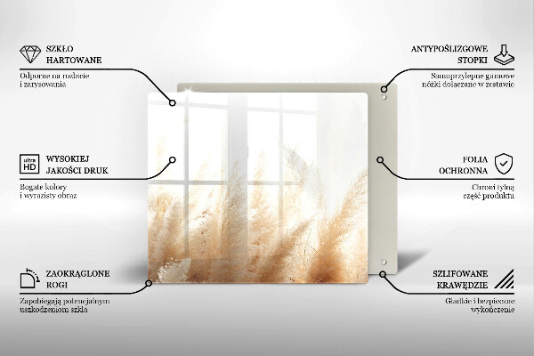 Copri piano cottura Erba della pampa