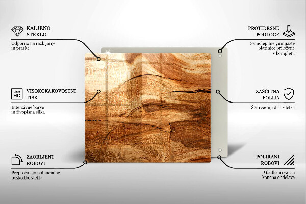 Copri piano cottura Struttura della tavola di legno