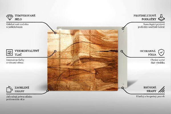 Copri piano cottura Struttura della tavola di legno