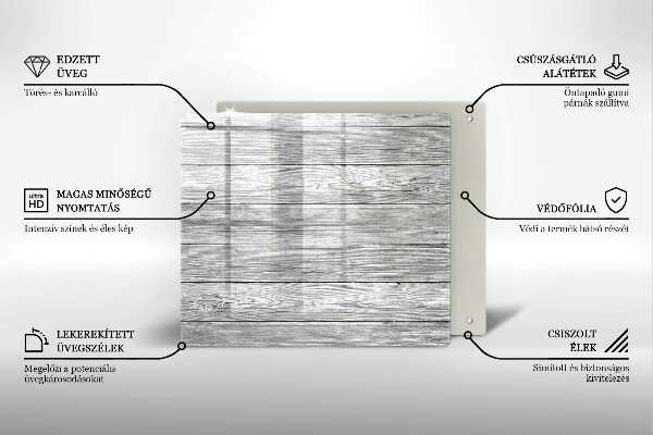 Copri piano cottura Vecchie tavole di legno