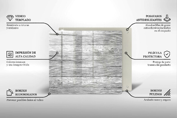 Copri piano cottura Vecchie tavole di legno