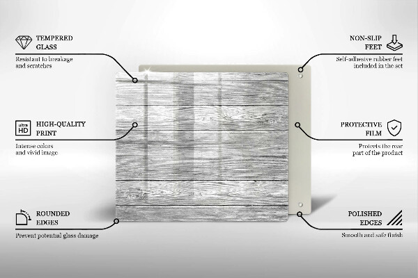 Copri piano cottura Vecchie tavole di legno