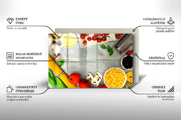 Copri piano cottura Cibo da cucina