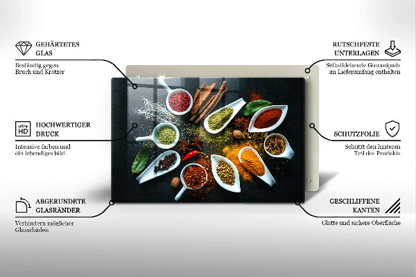 Copri piano cottura Spezie da cucina