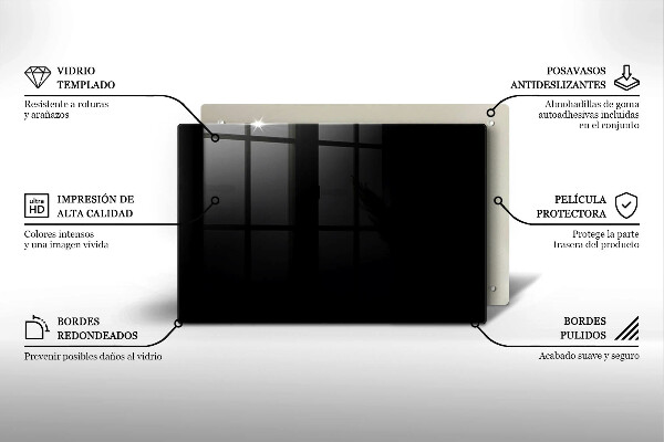 Copri piano cottura Colore nero