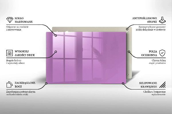 Copri piano cottura Colore viola