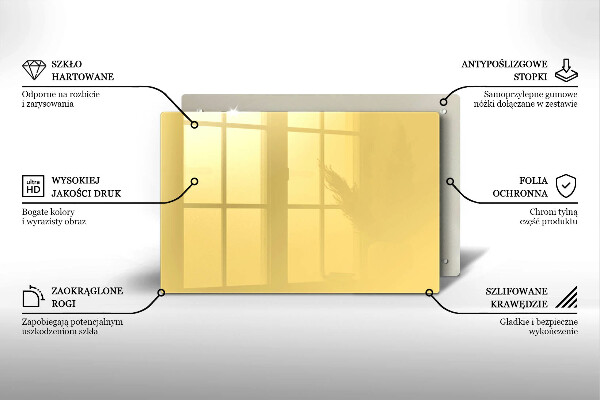 Copri piano cottura Giallo