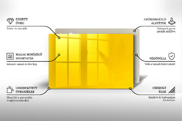 Copri piano cottura Giallo