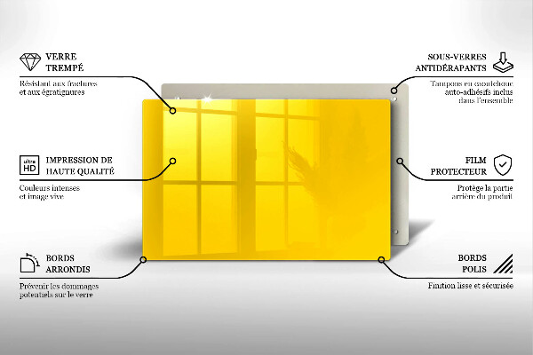 Copri piano cottura Giallo