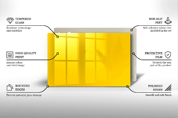 Copri piano cottura Giallo