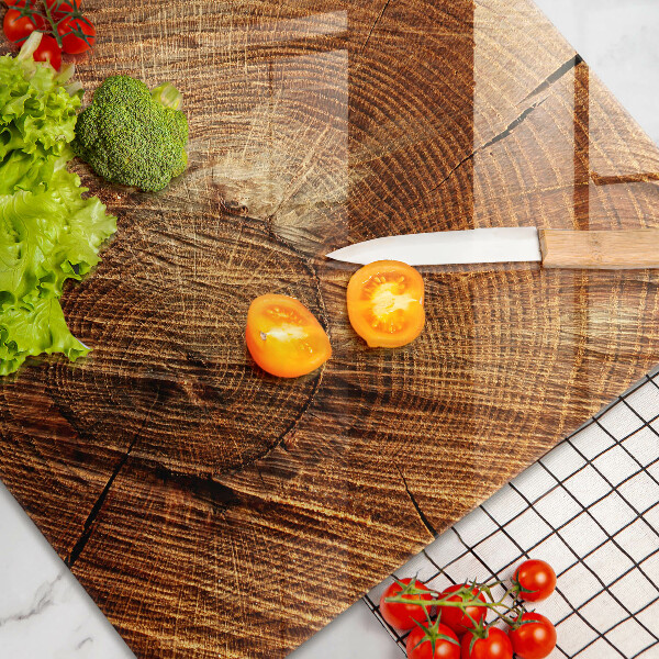 Copri piano cottura Venatura del legno dell'albero