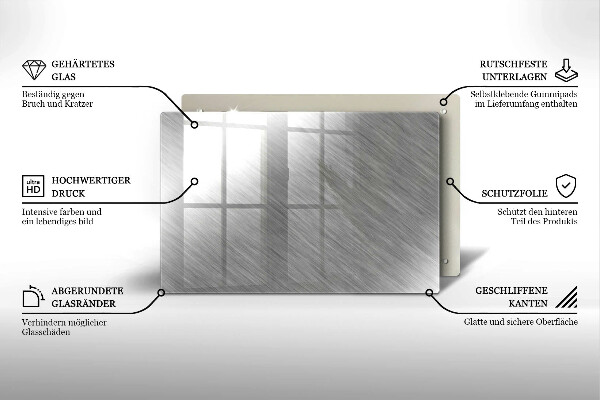 Copri piano cottura Sfondo con struttura in metallo
