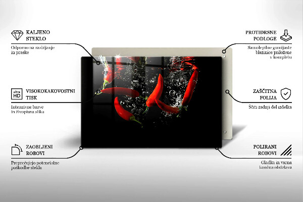 Copri piano cottura Peperoncini in acqua