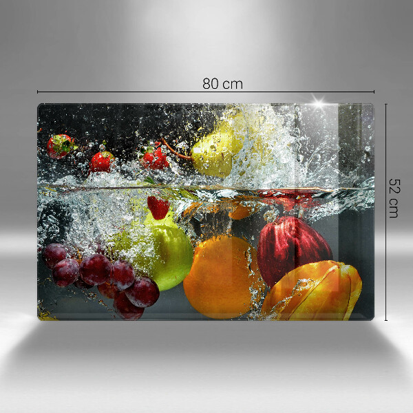 Copri piano cottura Frutta succosa in acqua