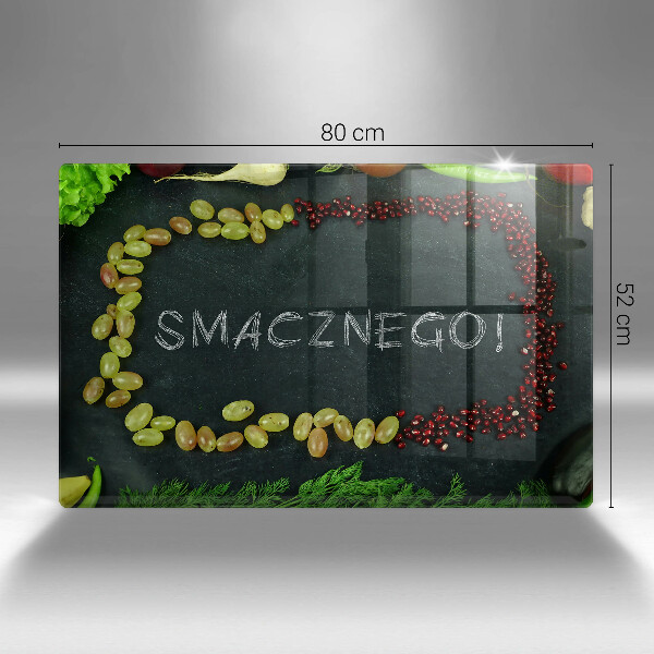 Copri piano cottura Iscrizione Smacznego!