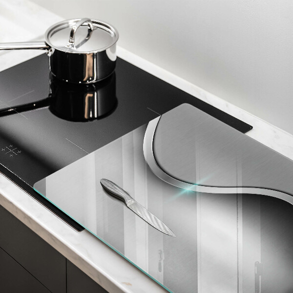 Copri piano cottura Astrazione del metallo